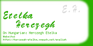 etelka herczegh business card